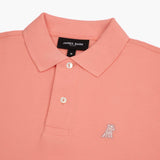 Polo Melocotón Logo Rosado Niño