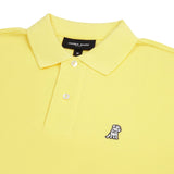 Polo Amarillo Claro Logo Blanco Niño