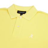 Polo Amarillo Claro Logo Amarillo Niño