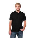 Polo Negra Logo en Silicone Negro