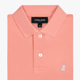 Polo Melocotón Logo Rosado Niño