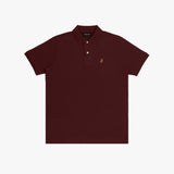 Polo Vinotinto Logo Chocolate Niño