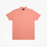 Polo Melocotón Logo Rosado Niño