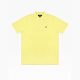 Polo Amarillo Claro Logo Blanco Niño