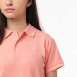 Polo Melocotón Logo Rosado Niño