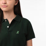 Polo Azabache Logo Verde Niño