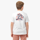 Camiseta Gráfica Positano Blanca para Niño