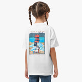 Camiseta Gráfica de Signos Amalfi Blanca para Niño