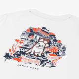 Camiseta Gráfica Positano Blanca para Niño