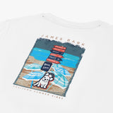 Camiseta Gráfica de Signos Amalfi Blanca para Niño