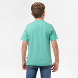 Camiseta Turquesa Logo Blanco Niño