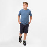 Camiseta Azul Cobalto Logo Azul Niño