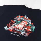 Camiseta Gráfica Positano Azul para Hombre