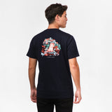 Camiseta Gráfica Positano Azul para Hombre