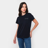 Camiseta Azul Logo Privé Mujer
