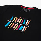 Camiseta Negra Gráfico JB Frontal Hombre