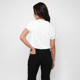 Camiseta Blanca Logo Postal JB Mujer
