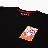 Camiseta Negra Logo Postal JB Mujer