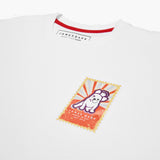 Camiseta Blanca Logo Postal JB Mujer