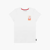 Camiseta Blanca Logo Postal JB Mujer