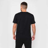 Camiseta Negra Gráfico JB Frontal Hombre