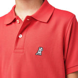 Polo Roja Logo Blanco Niño