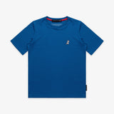 Camiseta Azul Marino Logo Blanco Niño