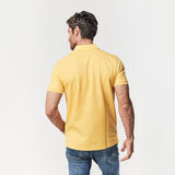 Polo Amarilla Logo Blanco