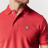 Polo Roja Logo Blanco
