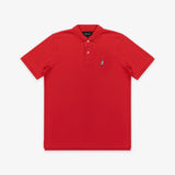 Polo Roja Logo Blanco