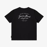 Camiseta Negra Gráfico Privé Niño