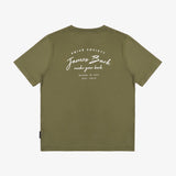 Camiseta Verde Olivo Gráfico Privé Niño