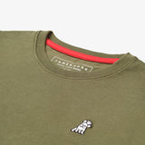 Camiseta Verde Olivo Gráfico Privé Niño