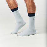 Blue Color Block Socks - JAMES BARK