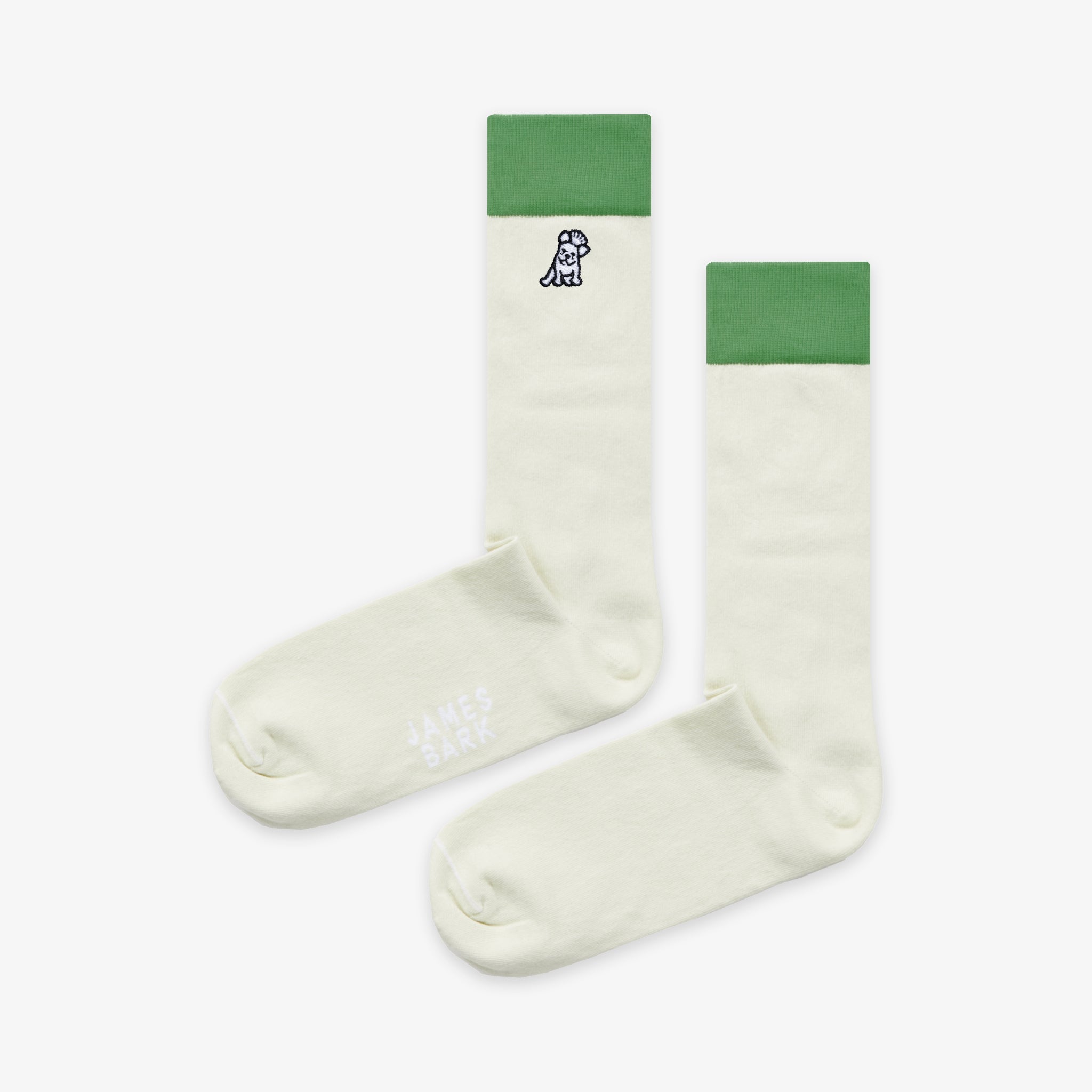 Green Color Block Socks - JAMES BARK