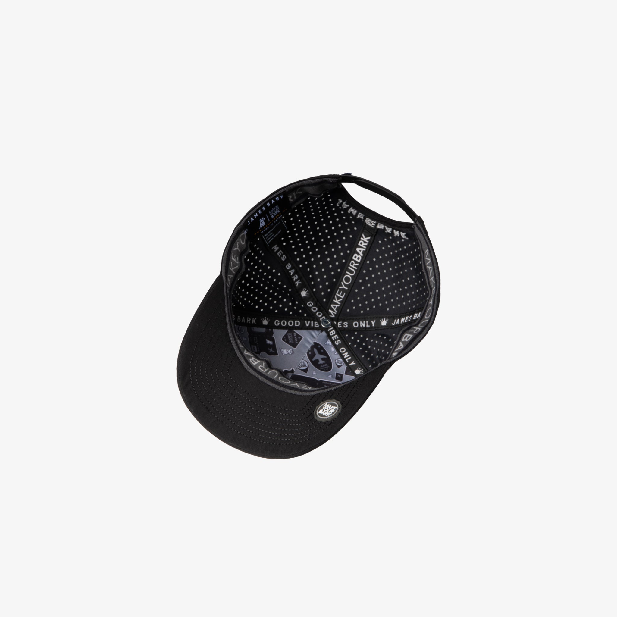 James Bark Black Recycled Cap - Gold Bark - jamesbark-usa