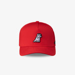 James Bark Red Recycled Cap - jamesbark-usa