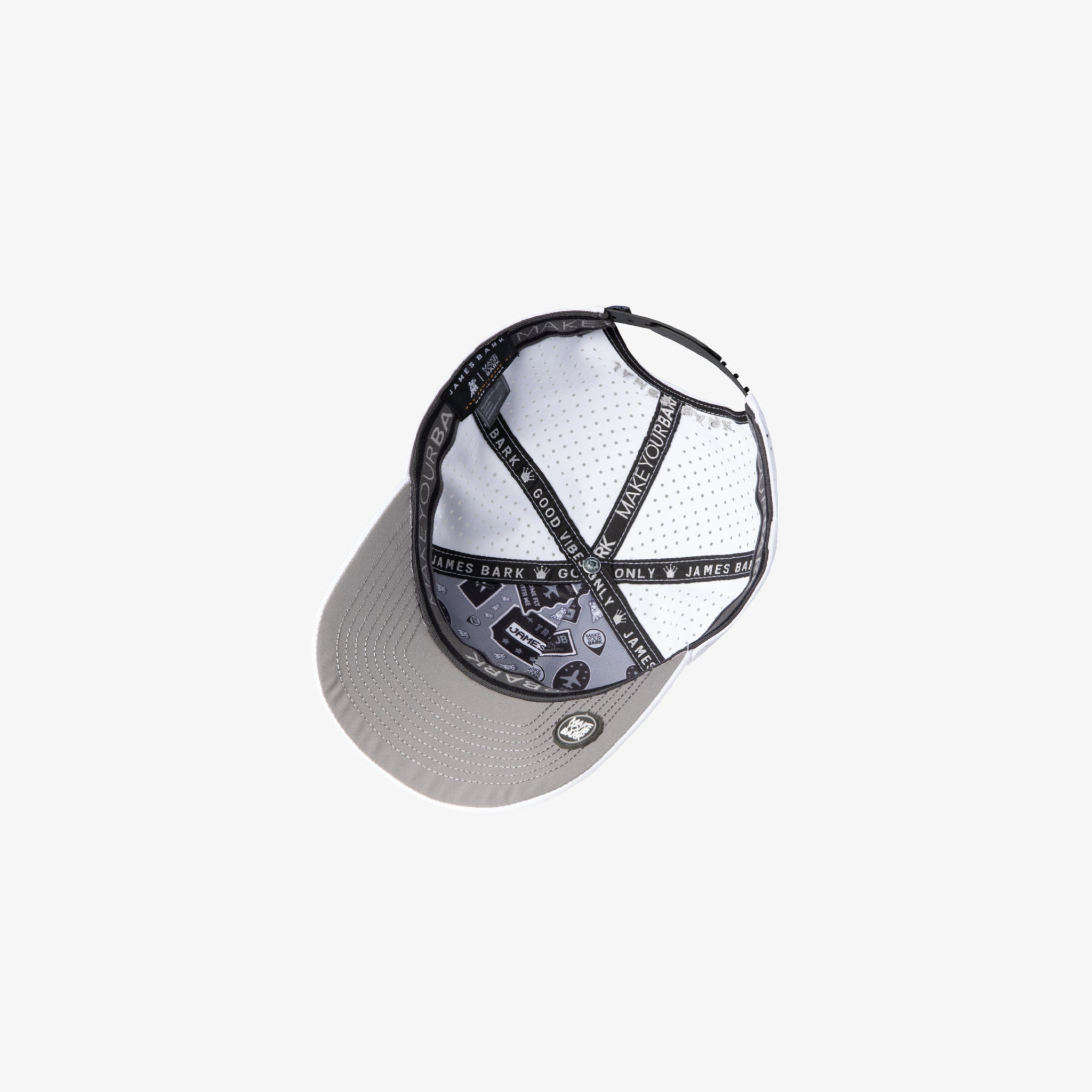 James Bark White Recycled Cap - jamesbark-usa