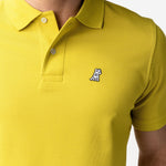 Men's Apple Green Regular Fit Polo Shirt - White Bark - JAMES BARK