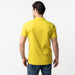 Men's Apple Green Regular Fit Polo Shirt - White Bark - JAMES BARK