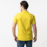 Men's Apple Green Regular Fit Polo Shirt - White Bark - JAMES BARK