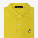 Men's Apple Green Regular Fit Polo Shirt - White Bark - JAMES BARK