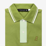 Men's Contrast Buttoning Polo Shirt - JAMES BARK