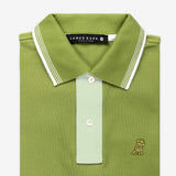 Men's Contrast Buttoning Polo Shirt - JAMES BARK