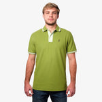 Men's Contrast Buttoning Polo Shirt - JAMES BARK
