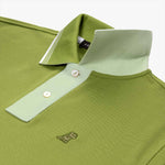 Men's Contrast Buttoning Polo Shirt - JAMES BARK