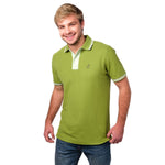 Men's Contrast Buttoning Polo Shirt - JAMES BARK
