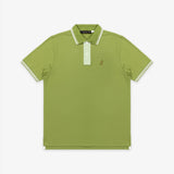 Men's Contrast Buttoning Polo Shirt - JAMES BARK