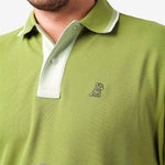 Men's Contrast Buttoning Polo Shirt - JAMES BARK