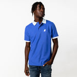 Men's Dazzling Contrast Neck Polo Shirt - JAMES BARK